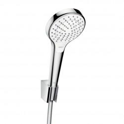 HANSGROHE - Croma Select S Set sprchové hlavice, 4 proudy, držáku a hadice 1,25 m, bílá/chrom (26421400)
