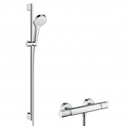 HANSGROHE - Croma Select S Sprchový set s termostatem Ecostat, 2 proudy, chrom (27833400)
