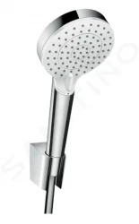 HANSGROHE - Crometta Set sprchové hlavice, 2 proudy, držáku a hadice, bílá/chrom (26692400)