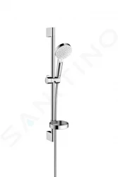 HANSGROHE - Crometta Set sprchové hlavice, 2 proudy, mýdlenky, tyče a hadice, bílá/chrom (26553400)