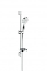 HANSGROHE - Crometta Set sprchové hlavice, 2 proudy, mýdlenky, tyče a hadice, bílá/chrom (26553400)