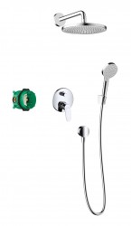 HANSGROHE - Crometta Sprchový set S 240, s baterií Focus pod omítku, 2 proudy, chrom (27958000)