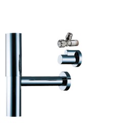 HANSGROHE - Designový sifon Flowstar s rohovými ventily, chrom (52120000)