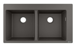 HANSGROHE - Dřezy Vestavný granitový dřez S510-F770, kamenná šedá (43316290)