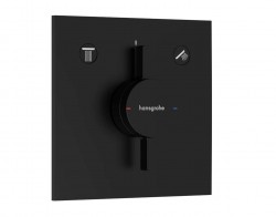 HANSGROHE - DuoTurn E Baterie pod omítku, pro 2 spotřebiče, matná černá (75417670)