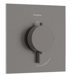 HANSGROHE - Ecostat Comfort E Termostatická baterie pod omítku, kartáčovaný černý chrom (33710340)