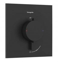 HANSGROHE - Ecostat Comfort E Termostatická baterie pod omítku, matná černá (33710670)