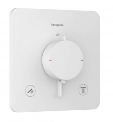 HANSGROHE - Ecostat Comfort Q Termostatická baterie pod omítku, pro 2 spotřebiče, matná bílá (33713700)