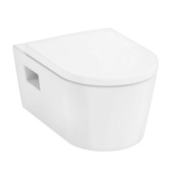 HANSGROHE - EluPura Original S Závěsné WC se sedátkem, Rimless, SmartClean, bílá (61180450)