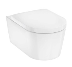 HANSGROHE - EluPura S Závěsné WC se sedátkem SoftClose, AquaFall, HygieneEffect, bílá (62021450)