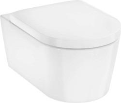 HANSGROHE - EluPura S Závěsné WC se sedátkem SoftClose, Rimless, AquaFall Flush, bílá (60292450)