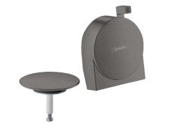 HANSGROHE - Exafill S Vrchní sada vanového výtoku, kartáčovaný černý chrom (58117340)