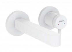 HANSGROHE - Finoris Umyvadlová baterie pod omítku, 2-otvorová instalace, EcoSmart, matná bílá (76051700)