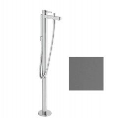 HANSGROHE - Finoris Vanová baterie do podlahy, s příslušenstvím, kartáčovaný černý chrom (76445340)