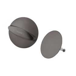 HANSGROHE - Flexaplus Vrchní sada k vanové odtokové a přepadové soupravě, kartáčovaný černý chrom (58185340)