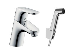 HANSGROHE - Focus E2 Souprava pákové baterie 70 s bidetovou sprškou a sprchovou hadicí, chrom (31926000)