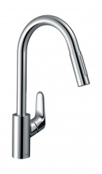 HANSGROHE - Focus M41 Dřezová baterie s výsuvnou sprškou, chrom (31815000)