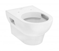 HANSGROHE - GladeLake S Závěsné WC, AquaChannel Flush, Rimless, EcoSmart, bílá (60106450)