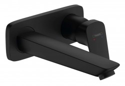 HANSGROHE - Logis Umyvadlová baterie pod omítku, s výpustí, EcoSmart, matná černá (71220670)