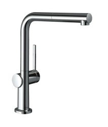 HANSGROHE - M54 Dřezová baterie Talis s výsuvnou koncovkou, EcoSmart, chrom (72845000)
