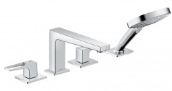 HANSGROHE - Metropol Baterie na okraj vany, 4-otvorová instalace, chrom (74553000)