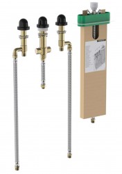 HANSGROHE - Montážní tělesa Základní těleso pro čtyřotvorovou baterii na okraj vany (13440180)