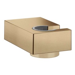 HANSGROHE - Nástěnný držák sprchy Porter E, kartáčovaný bronz (28387140)