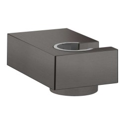 HANSGROHE - Nástěnný držák sprchy Porter E, kartáčovaný černý chrom (28387340)