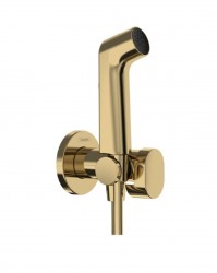 HANSGROHE - Nástěnný ventil s ruční bidetovou sprškou, leštěný vzhled zlata (29230990)