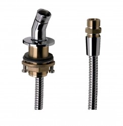 HANSGROHE - Okrajové systémy Držák sprchy pro montáž na okraj vany, chrom (28307000)