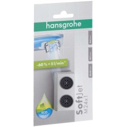 HANSGROHE - Perlátor SoftJet M24 x 1 s omezovačem průtoku na 5 l/min, chrom (13182000)