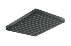 HANSGROHE - Pulsify E Hlavová sprcha, 26x26 cm, EcoSmart, kartáčovaný černý chrom (24331340)