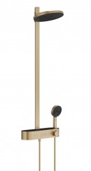 HANSGROHE - Pulsify S Sprchový set s termostatem, průměr 26 cm, 3 proudy, EcoSmart, kartáčovaný bronz (24241140)