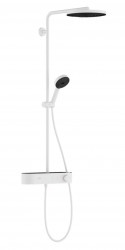 HANSGROHE - Pulsify S Sprchový set s termostatem, průměr 26 cm, 3 proudy, EcoSmart, matná bílá (24221700)