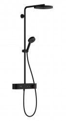 HANSGROHE - Pulsify S Sprchový set s termostatem, průměr 26 cm, 3 proudy, matná černá (24220670)