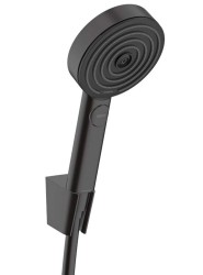 HANSGROHE - Pulsify Select S Set sprchové hlavice, držáku a hadice, 3 proudy, EcoSmart, matná černá (24306670)