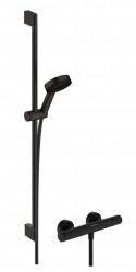 HANSGROHE - Pulsify Select S Sprchový set s termostatem, 3 proudy, EcoSmart, matná černá (24271670)