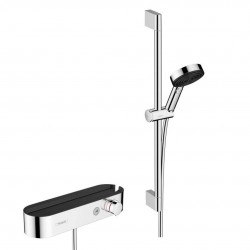 HANSGROHE - Pulsify Select Sprchový set Relaxation s termostatem, 3 proudy, s tyčí 65 cm, chrom (24260000)