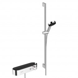 HANSGROHE - Pulsify Select Sprchový set Relaxation s termostatem, 3 proudy, s tyčí 90 cm, chrom (24270000)