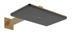 HANSGROHE - Raindance Alive Q Hlavová sprcha, 21x34 cm, 2 proudy, EcoSmart, kartáčovaný bronz (24551140)