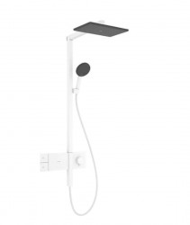 HANSGROHE - Raindance Alive Q Sprchový set s termostatem, 21x34 cm, 3 proudy, matná bílá (24580700)