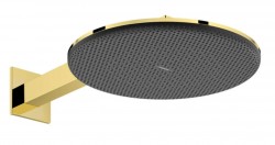 HANSGROHE - Raindance Alive S Hlavová sprcha, průměr 30 cm, 2 proudy, EcoSmart, leštěný vzhled zlata (24541990)