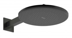 HANSGROHE - Raindance Alive S Hlavová sprcha, průměr 30 cm, 2 proudy, kartáčovaný černý chrom (24540340)