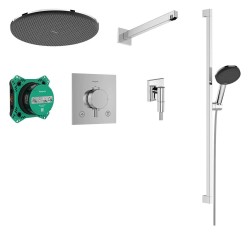 HANSGROHE - Raindance Alive S Sprchový set s termostatem pod omítku, s tělesem, průměr 30 cm, 3 proudy, chrom (24622000)