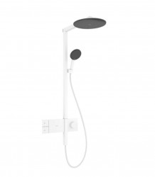 HANSGROHE - Raindance Alive S Sprchový set s termostatem, průměr 30 cm, 3 proudy, EcoSmart, matná bílá (24583700)