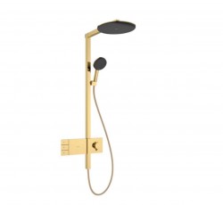 HANSGROHE - Raindance Alive S Sprchový set s termostatem, průměr 30 cm, 3 proudy, leštěný vzhled zlata (24595990)