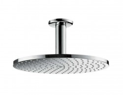 HANSGROHE - Raindance S Hlavová sprcha PowderRain 240, s přívodem od stropu 10 cm, chrom (27620000)