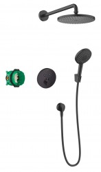 HANSGROHE - Raindance S Sprchový set 240, s termostatem ShowerSelect S pod omítku, matná černá (27959670)