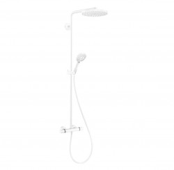 HANSGROHE - Raindance S Sprchový set s termostatem, průměr 24 cm, 3 proudy, EcoSmart+, matná bílá (28825700)