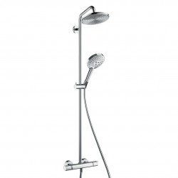 HANSGROHE - Raindance S Sprchový set Showerpipe 240 s termostatem, 3 proudy,  EcoSmart 9 l/min, chrom (27116000)